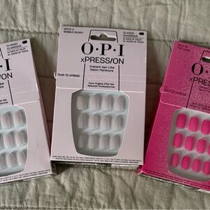 OPI xPRESS/ON Gel-Like Manicure - White, Pink
